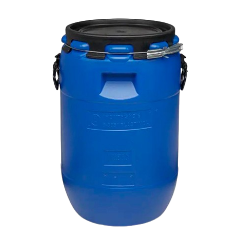 BIDÓN BALLESTA 60L CON ASAS BOCA ANCHA AZUL 